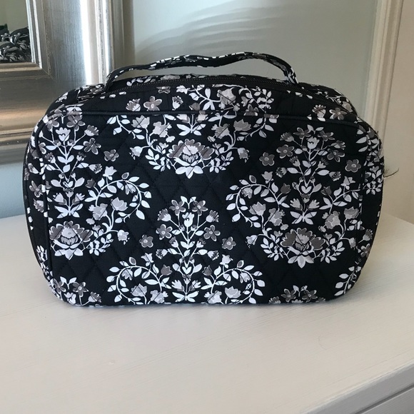 Vera Bradley Handbags - Chandelier Noir Iconic Makeup Bag / Vera Bradley